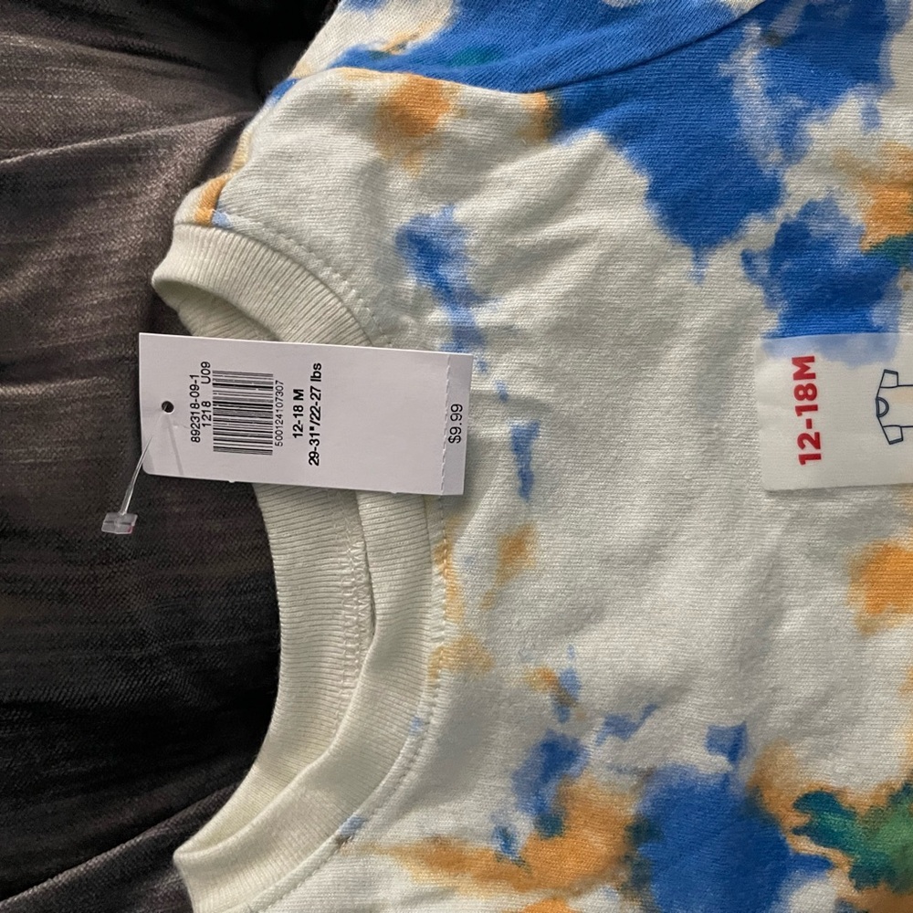 Colorful Tie-Dye Baby Shirt